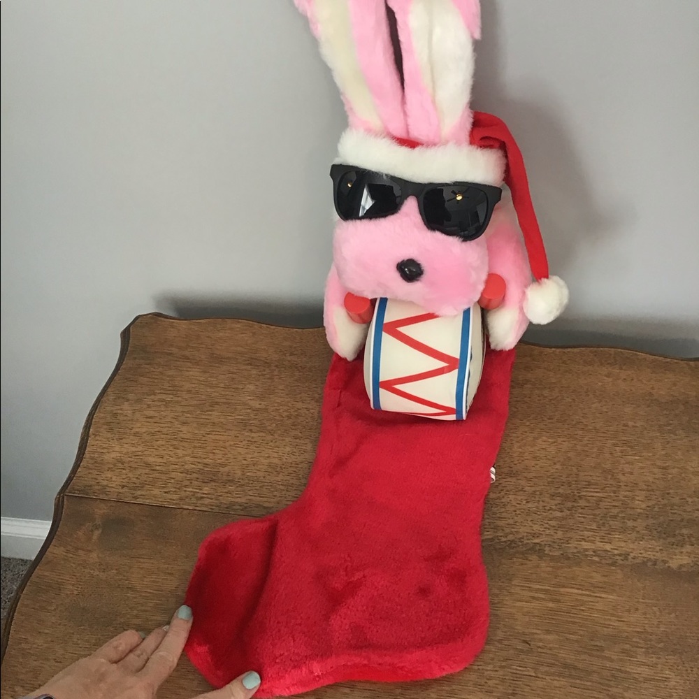 Energizer Bunny Christmas Stocking NWT